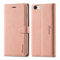 LOLFZ Hülle für iPhone 6 Plus, für iPhone 6S Plus Handyhülle, Premium PU Leder Handyhülle mit Kartenfach Ständer Magnetische Schutzhülle Kompatibel mit iPhone 6 Plus/6S Plus - Rosegold