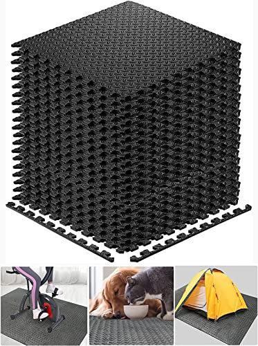 Trainingsmatten Puzzle-Schaumstoffmatten Gymnastikmatte Abdeckung 20 m² ineinandergreifende Schaumstoffmatten mit Eva-Schaum-Bodenfliesen für Heim-Gymnastikgeräte Workouts