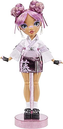 RAINBOW HIGH Lila Yamamoto – Poupée Mannequin en Violet avec 2 Tenues à Assortir & Accessoires – 6 à 12 Ans & collectionneurs, 578338EUC