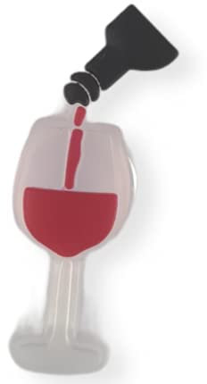 2D 1 Pc shoe charm wine lover wine glass charm shape charm l6