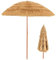 COSTWAY 1.8m/1.9m/2m Garden Hawaii Parasol, Folding Tilting Thatch Tiki Sun Umbrella with 8 Ribs, Tropical Hawaiian Straw Sunshade for Patio Pool Balcony Backyard (180 x 206cm)