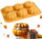 Rhsemi 2pcs Halloween Kürbisform,Thanksgiving Formen Silicon Kürbisform verwendet,Silikonform Blätter herbst,für Dekoration von Schokolade Süßigkeiten,3D-Kürbis-Ahornblatt