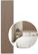 KAISER plastic® Akustikpaneele Holz | Farbe: Walnuss | Holzpaneele Wand in verschiedenen Formaten | Wandpaneele aus Holzfunier und Filz | moderne Holzoptik (120 x 40 cm)