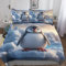 PAZZK Pinguine Bettwäsche 3D Bettbezug Für Jungen Mädchen 2 teilig Bettbezüge Atmungsaktive Mikrofaser Deckenbezug Mit Reißverschluss Und Kissenbezug Single (135x200cm)
