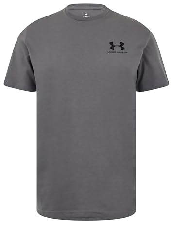 Under Armour Herren Sportstyle Colorblock T-Shirt, (538) Transparent / Distant Gray, L