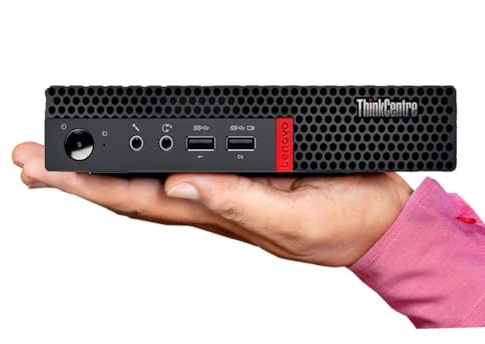 Lenovo ThinkCentre Mini Business Desktop, Ultra-Quiet Design, Dual-4K Monitor Support, 16GB Memory, 1TB PCIe SSD, AMD Dual-Core Processor, USB-C, Wi-Fi, RJ-45, Bluetooth, KB & Mouse, Windows 11 Pro