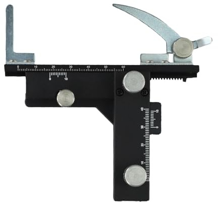 Gleitlehre, mechanischer beweglicher Messschieber für Mikroskop, Aluminium-Gleitlehre und die Genauigkeit kann 0,1 mm erreichen, was einfach zu bedienen ist, einfach zu installieren und zu fixieren