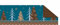 Ursus 12594602 - Fotokarton Winterzauber, 300 g/qm, DIN A4, 10 Blatt, petrol/braun