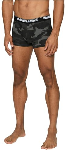 Urban Classics 2-Pack Camo Boxer Shorts Männer Boxershort-Set Camouflage