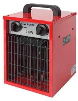 Perel Thermoventilateur, pour usage intérieur, 3 niveaux de chauffe, 2000 W