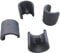 Lafuma Mobilier 4 Fußschoner für Relax-Liegestühle, 20 mm Durchmesser, Anthrazit, LFM2843-1229, Dunkelgrau