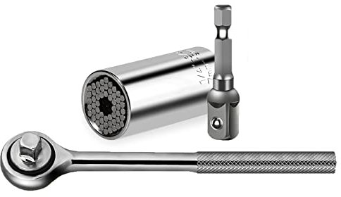 Universal Steckschlüssel-Set mit Ratsche für Herren, Ihn, Ehemann, Vater, Heimwerker, Heimwerker, Frauen.