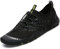 SAGUARO Badeschuhe Strandschuhe Aquaschuhe Wasserschuhe Surfschuhe Schwimmschuhe für Damen Herren Kinder, Schwarz 46