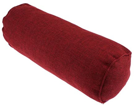 Sharplace Kopfkissen Nackenrolle Nackenkissen Nackenkissen Unterstützung für Nacken, Beine und Lendenwirbelsäule, Weinrot