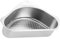 DOITOOL Sink Strainer Basket Stainless Steel Triangular Sink Drain Shelf Corner Storage Rack Sucker Multifunctional Kitchen Side Sink Filter Sink Sponge Holder Bathroom Soap Box Organizer