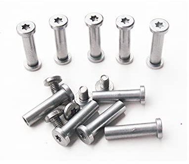 EDC Messer Griff Pivot Pin Bolzen Schraube, Survival Knife Nieten Tasche Klappmesser Schaftbefestigungen, Pack 10 (15mm)