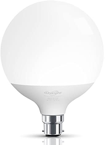 LED Light Bulb B22 Bayonet, G120 Globe Light Bulb, Non-Dimmable, 15W (150W Equivalent) ,2700k (Warm White) 1500 Lume ,Long Life Energy Saving Light Bulbs, Perfect for Indoor Room Restaurant Led Bulbs