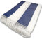Home Tresor - Tenda da Sole per Esterno con Anelli e Ganci | Tenda da Sole Fantasia a Righe Bianco Blu per Verande Balconi Camper Misura cm. (280 x 300)