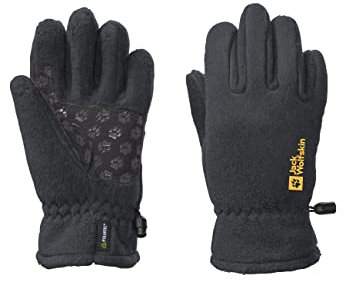 Jack Wolfskin Unisex Kinder Fleece Glove Kids, Phantom, 140