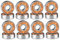 ANUTE 16pcs ILQ-11 Scooter Schlittschuh Öl-Lärm geschmiert Glatte Lager Longboard Lager Lager Löffel