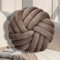 GYCS Knot Cushion, Soft Plush Cushion, Knotted Cushion, Decorative Cushion for Sofa, Bed, Decorative, Knot Cushion, Throw Cushion for Home Decoration, Bedroom, Couch,Olive Green,30cm