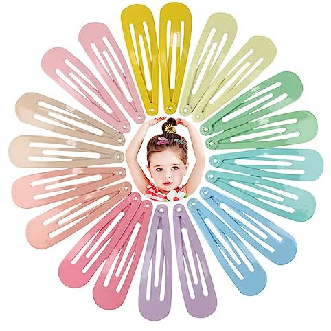 Tadipri 30 Pz Fermagli per Capelli Bambina, Mollette per Capelli Bambina Piccola, Fermagli Capelli a Scatto, Mollette Bimba per Capelli Carino, Colorate Accessori per Capelli per Bambina Ragazze