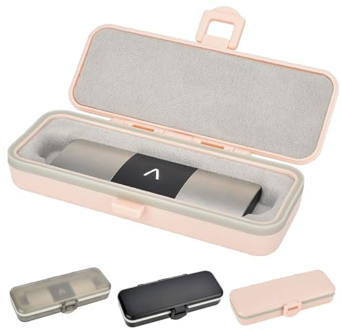 iGuerburn Étui rigide pour AliveCor KardiaMobile 6 Lead Personal ECG avec moniteur cardiaque Étui pour KardiaMobile 6L ECG (rose)