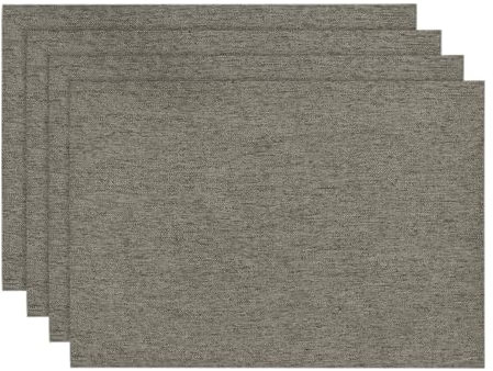 Artoid Mode Kaffeebraun Platzsets 4er Set, 30x45 cm Saisonnal Urlaub Tischsets Esstisch Platzdeckchen Küche Party Deko