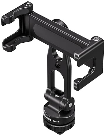 Leofoto Halterung FA-18 Smartphonehalter für Blitzschuh