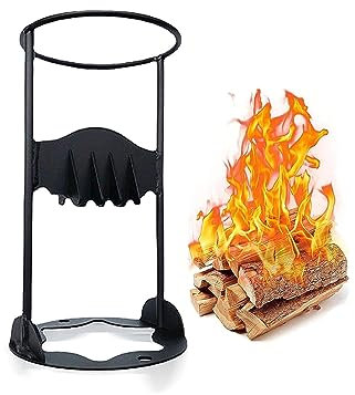 Holzspalter Quick Manueller Holzspalter Brennholzspalter Kindle Quick Holzspalter Anzündholzspalter Manuelles Spaltwerkzeug Handschneide Keil Manueller Holzspalter für Outdoor Camping, 41x21cm