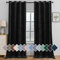 Ystyle Rideau Occultant Velours - Lot De 2, 140x260cm, Rideaux Salon - Rideau Thermique Isolant Anti Chaud Intérieurs, Anti Bruit, Moderne Chambre Maison Dressing, Noir