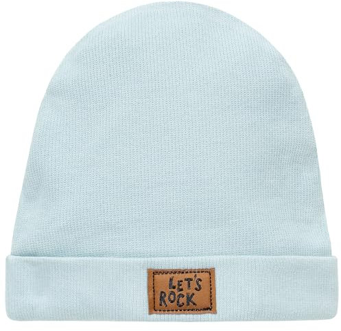 Pinokio Beanie Mütze Lets Rock, Minze, Jungen, Gr 47-53(53)