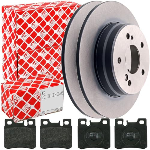 BandelOne enthält Febi Bremsscheiben Ø278mm + Beläge hinten passend für W202 W124 W210