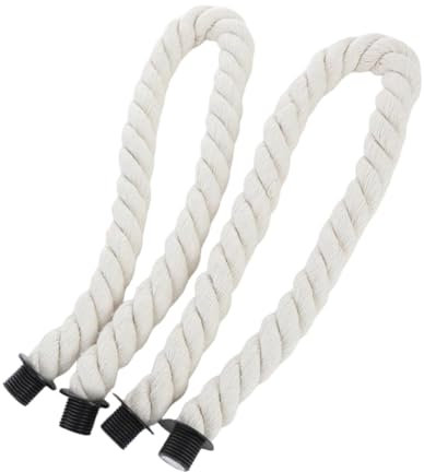 Klassische Mini Griff Seil mit Leinwand Einsatz Wasserdichte Tasche Band für Obag Weibliche Tasche Zubehör, Weißes hartes Seil