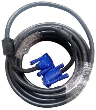 ALcorY Cavo VGA nero da 30 metri 3+6 Cavo dati segnale monitor a 15 pin adatto for TV LCD tutto in rame