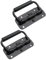 QLEUIFT 2 Unidades Tirador Plegable para Cajas Asa - Acero Inoxidable con Resorte ppara Caja de Madera Maleta Muebles Caja de Herramientas Caja De Madera Maleta Muebles Negro.
