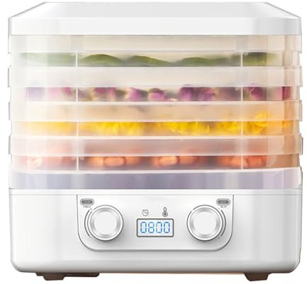 Electric Jerky Food Dehydrator, Fruit Dryer With 360° Hot Air Circulation, Pet Meat Dehydrator 35-70° Temperature Adjustable, Suitable For Jerky, Meat, Fruit, Beef, Vegetable Snacks