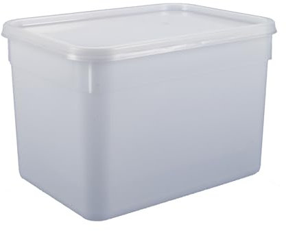 CaterCo 4L Plastic Ice Cream Food Storage Containers with Lids - 10 Pack - BPA-Free, Leakproof, Freezer & Microwave Safe Storage Tubs for Catering & Bulk Storage (4L Containers with Lids - 10 Pack)