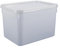 CaterCo 4L Plastic Ice Cream Food Storage Containers with Lids - 10 Pack - BPA-Free, Leakproof, Freezer & Microwave Safe Storage Tubs for Catering & Bulk Storage (4L Containers with Lids - 10 Pack)