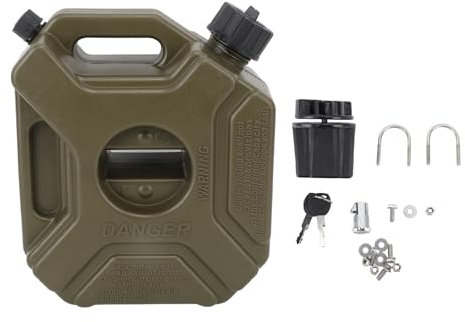 Akozon Réservoir D'essence Pour Moto De Gaz 3 L 0.75 Gallon Bidon D'essence De Fioul De Réservoir De Secours Pour La Plupart Des Voitures Motos Utv Atv Véhicules Tout-Terrain