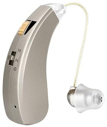 Amplificador de Sonido Recargable, Amplificador Auditivo BTE, 2 Unidades, Izquierda y Derecha, Retroauricular, Uso Sencillo, Discreto, Manual Español, Cancelación Ruido (ST-01) (ST-01-DERECHO)