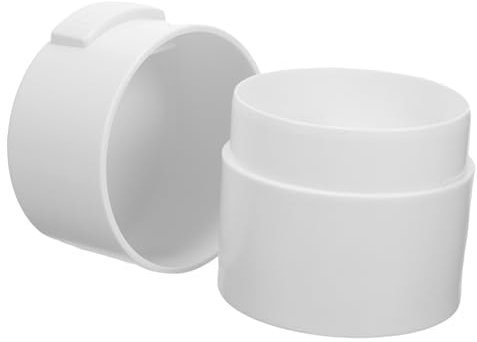 VICASKY Wimpernkleber Aufbewahrungsbox Weißer Kunststoff Behälter Mit Dichtverschluss Für Beauty Salon Und Zuhause Leicht Staubdicht Lichtgeschützt Und Tragbar Zur Kleberlagerung