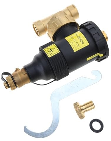 Ksikdeg Magnetic Dirt Remover Wall Mounted Boiler Magnetic Filter Floor Heating Systems Descaler Dirt Separator Easy
