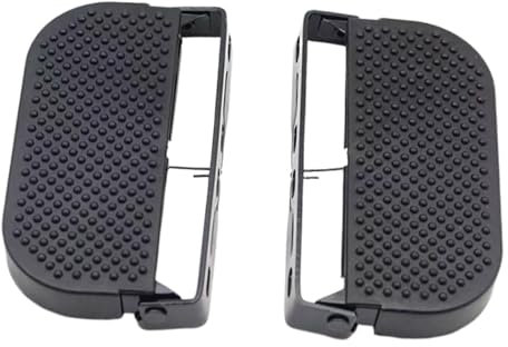 Jiuvaso Pédale Avant pour Vélo électrique, Repose-Pieds, Repose-Pieds Large, Plat et Pliable, Antidérapant, Pédale de Vélo pour Vélo électrique