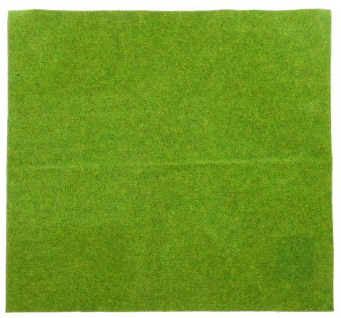 SHINEOFI Gazon Artificiel Découpable 9.84X9.84X0.20 Pouces Fausse Pelouse pour Maquettes Décor De Paysage en Faux Gazon Pelouse Bricolage Mini Aménagement Paysager Modélisme Ferroviaire