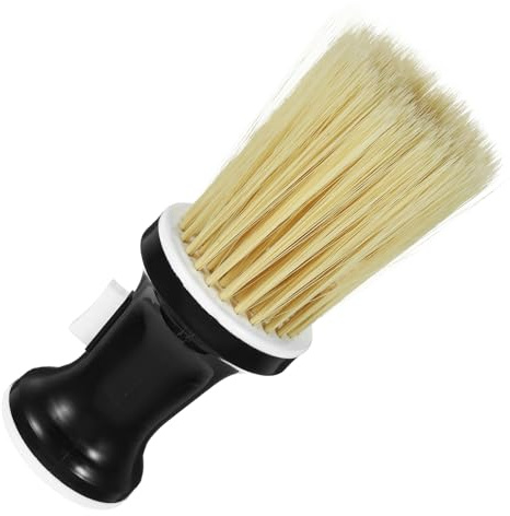 Cepillo de Peluquería para Cuello, Pelo Roto, Mango Ergonómico | Cerdas Suaves de Nylon, Contacto Amable Piel, Diseño Desmontable, Tamaño Grande y Portátil
