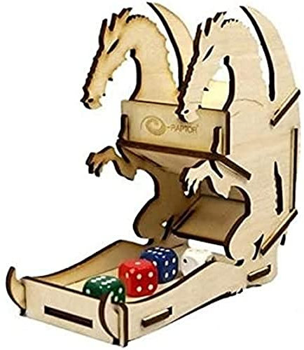 e-Raptor 19042 - Dice Towers Small: Dragon (Wooden)