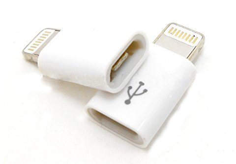 Straße Tech Adaptateur Lightning vers Micro-USB Femelle pour Apple iphone 5, 6, 7 - Blanc