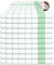 MTEXT Geschirrtücher Küchenhandtuch aus 100% Baumwolle 10 Stück Pack, 50x70 cm, 60g, grün weiß karriert (Grün)