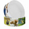 5 x Sublimation Ceramic Dog Bowl Blank White Pet Bowls Gift for Heat Press Transfer